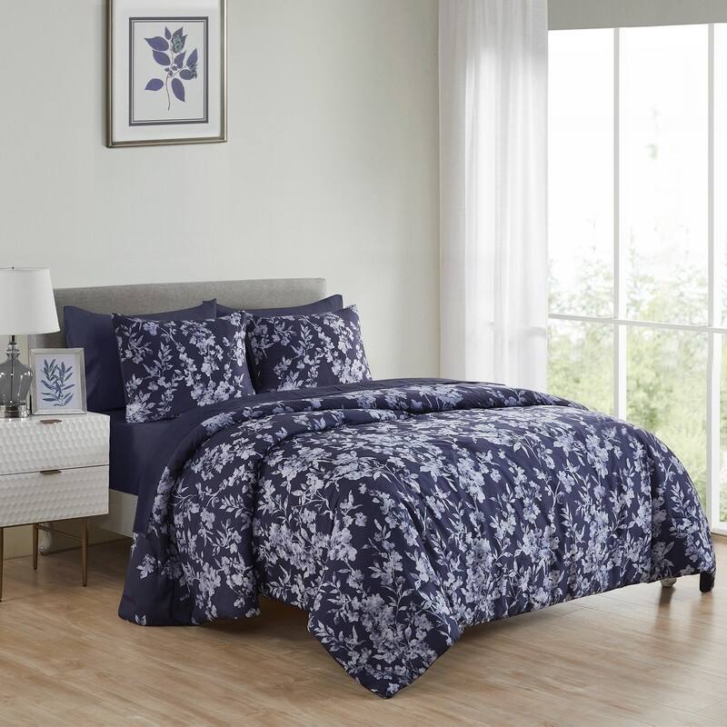 Wonderful Sophia 5-Piece Floral Pattern Comforter Set