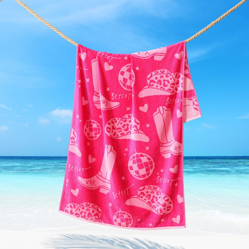 Betsey Johnson Printed Beach Towel - 36 x 72 - Western Wear