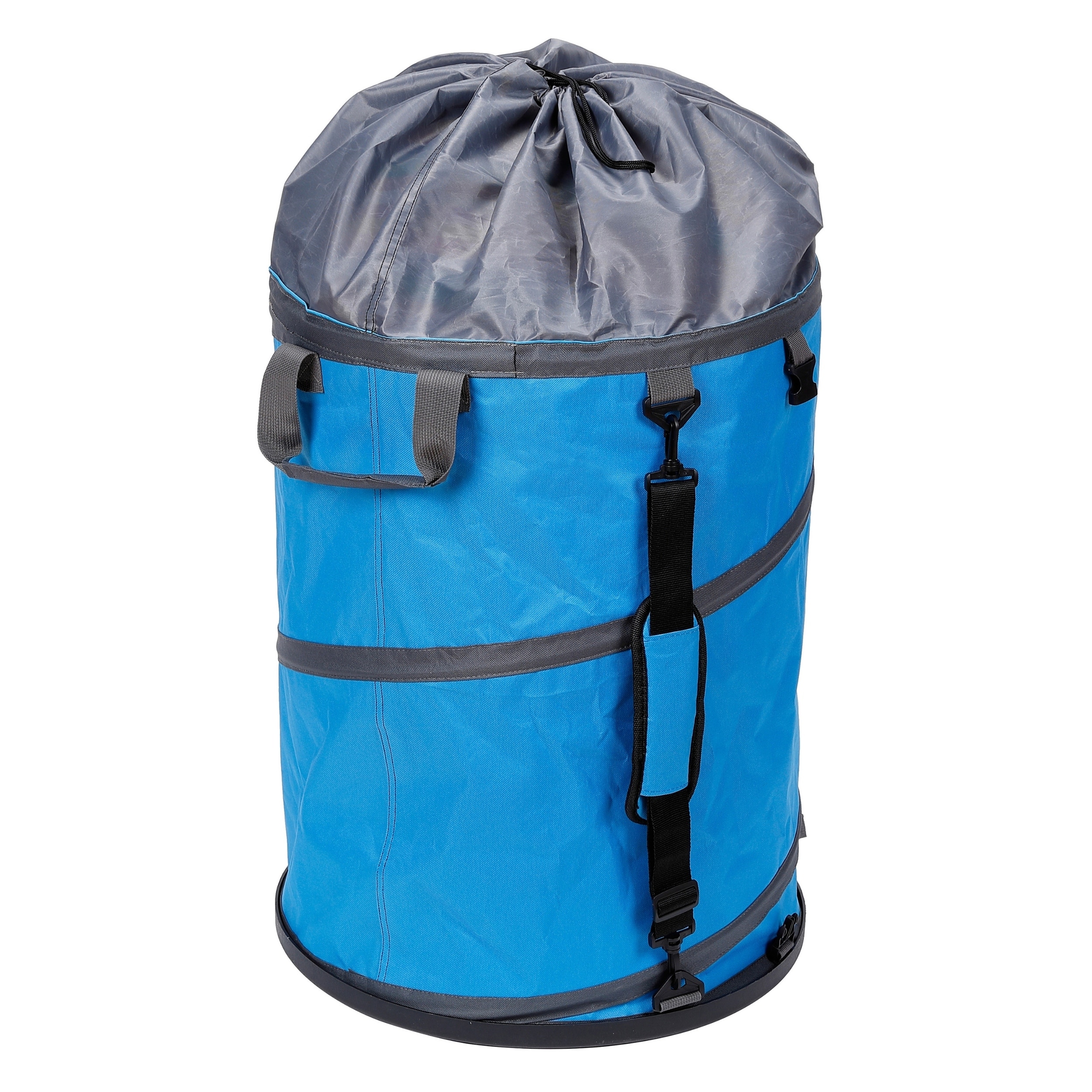 Portable Pop Up Camp Trash Can 30 Gal Collapsible Garbage Bin Reusable Leaf Bag 