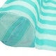 preview thumbnail 2 of 1, COMFY FLOATS 91613VM Inflatable Striped Hammock Pool Float, Teal - 1