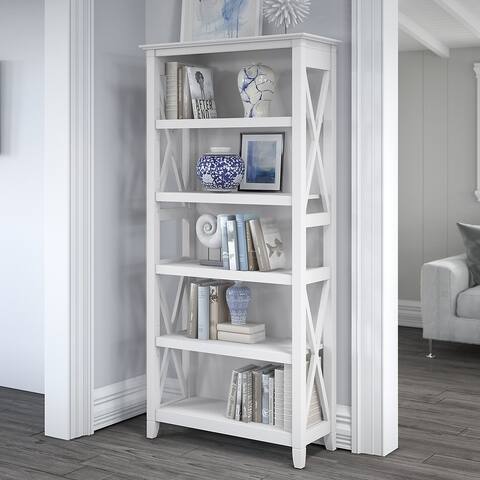 Key West 5 Shelf Bookcase by Bush Furniture