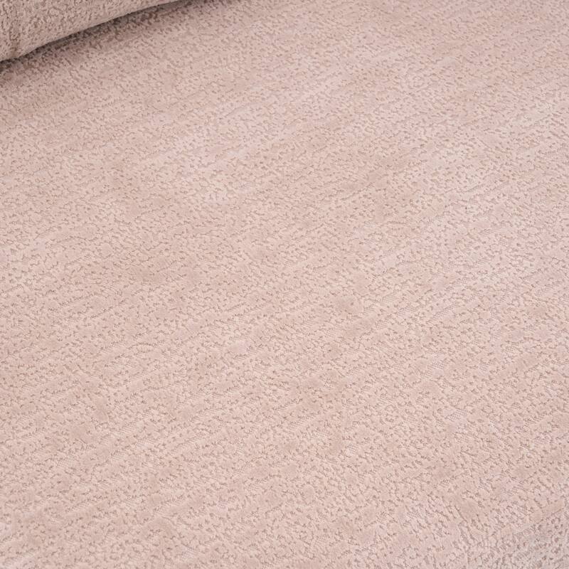 GDFStudio - Soft Upholstered Curved Loveseat Sofa with 3 Pillows for Small Spaces