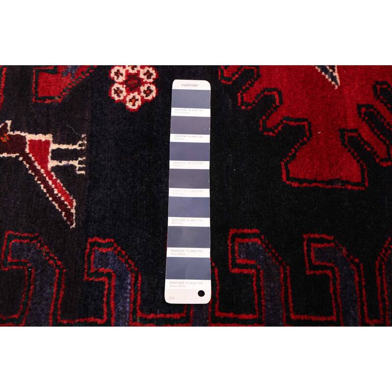 ECARPETGALLERY Hand-knotted Konya Anatolian Dark Navy Wool Rug - 5'4 x 12'6