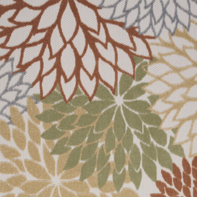 HomeRoots Contemporary Rectangle Outdoor Rug - 5' X 7'