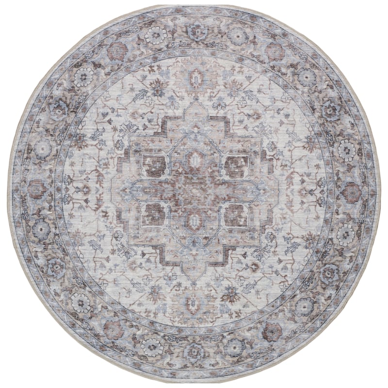 New Concept Washables Persian Boho Machine Washable Area Rug
