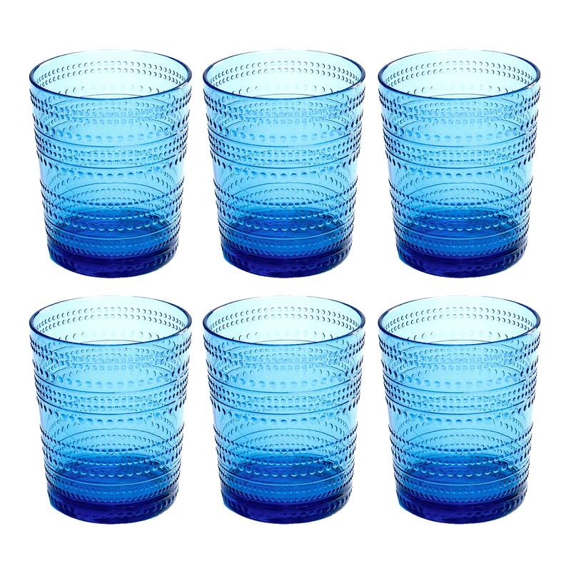 Beaded DOF, Clear, 15.6 oz, Set of 6