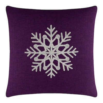 Sparkles Home Rhinestone Snowflake Pillow