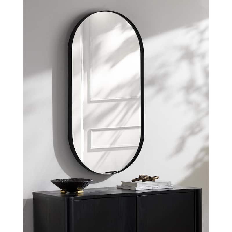 Livabliss Carbondale Modern Accent Mirror - Black
