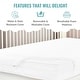 preview thumbnail 6 of 5, Dream On Me Baby Zzz 5" Foam Crib & Toddler Bed Mattress in a Box - White