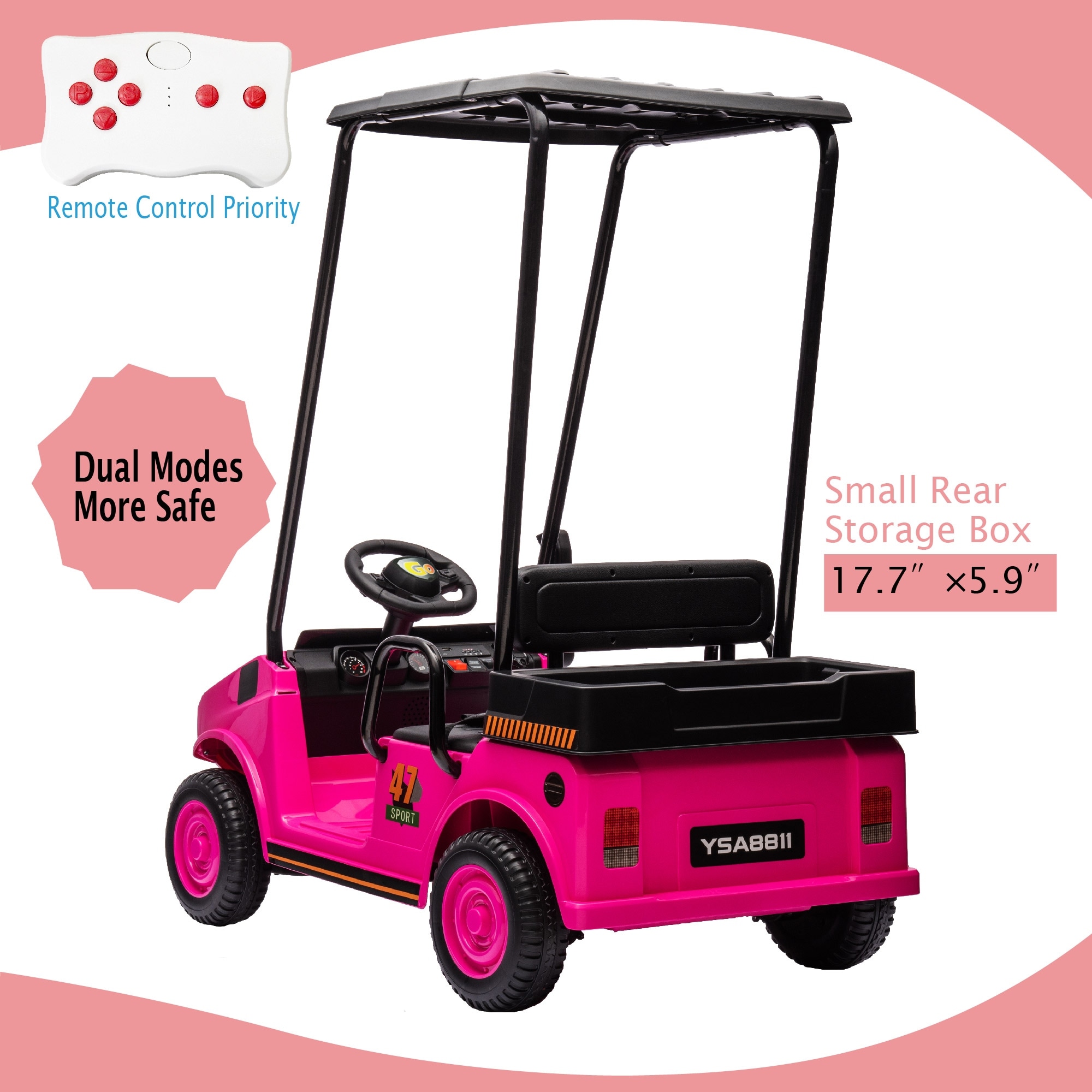Kids battery powered golf cart online