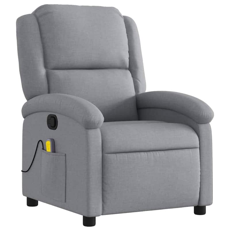 vidaXL Recliner Chair Adjustable Wingback Armchair for Home Theater Fabric