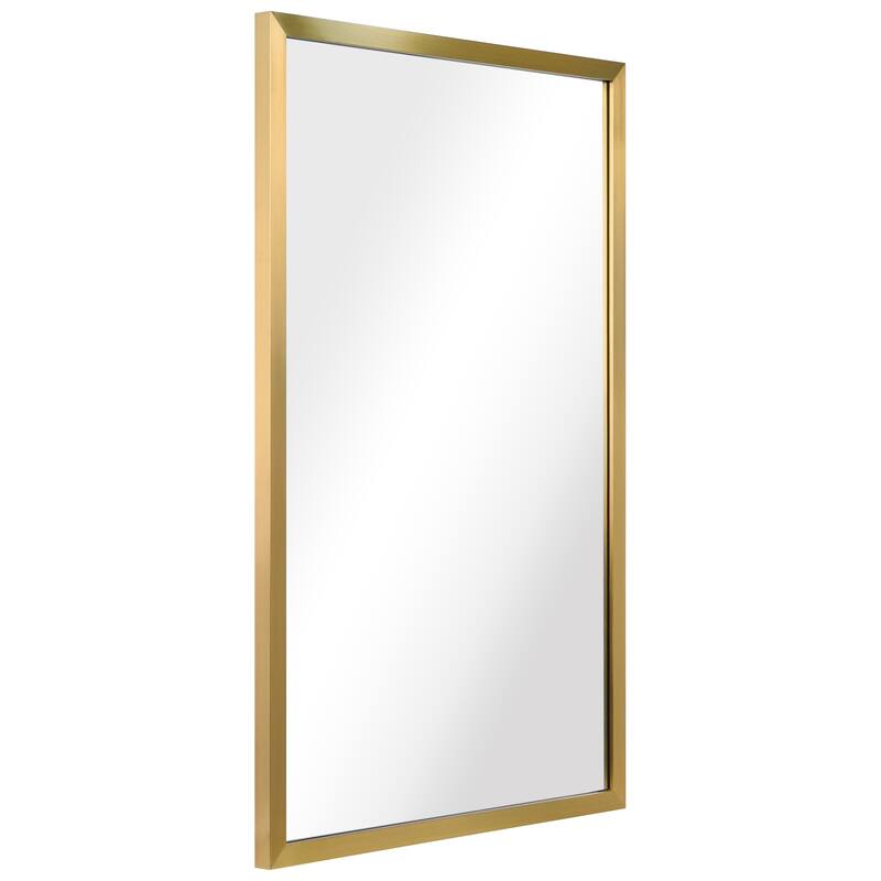 Contempo Stainless Steel Gold Wall Mirror