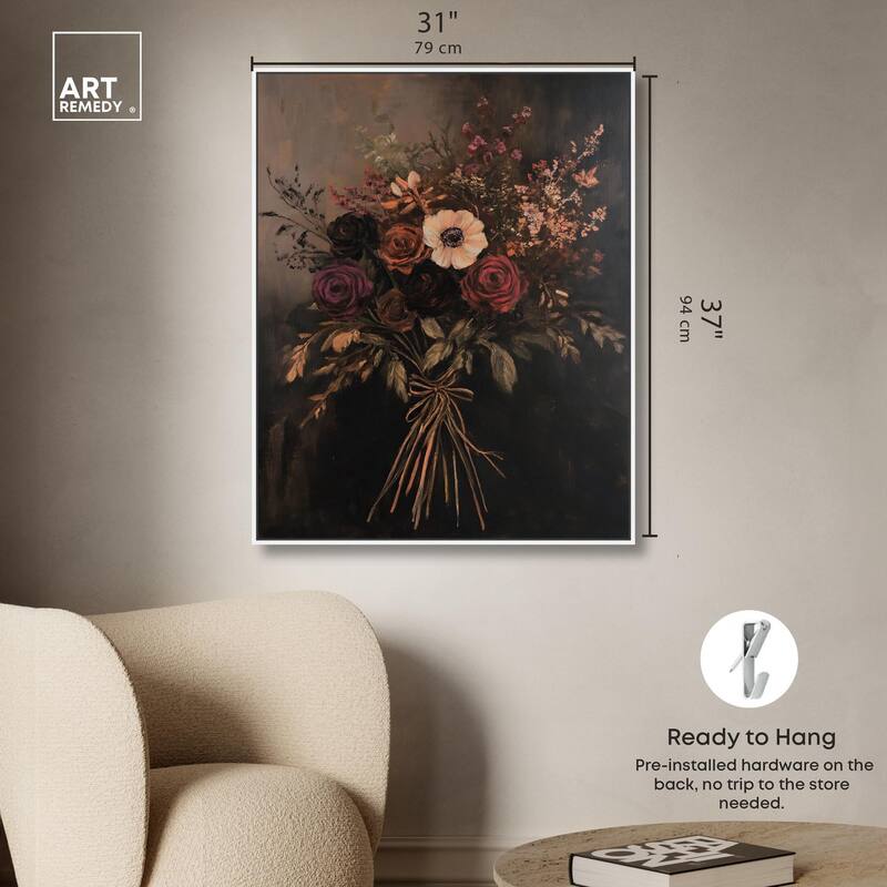 Smoldering Bouquet II Canvas by Art Remedy
