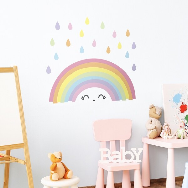 rainbow nursery wall stickers