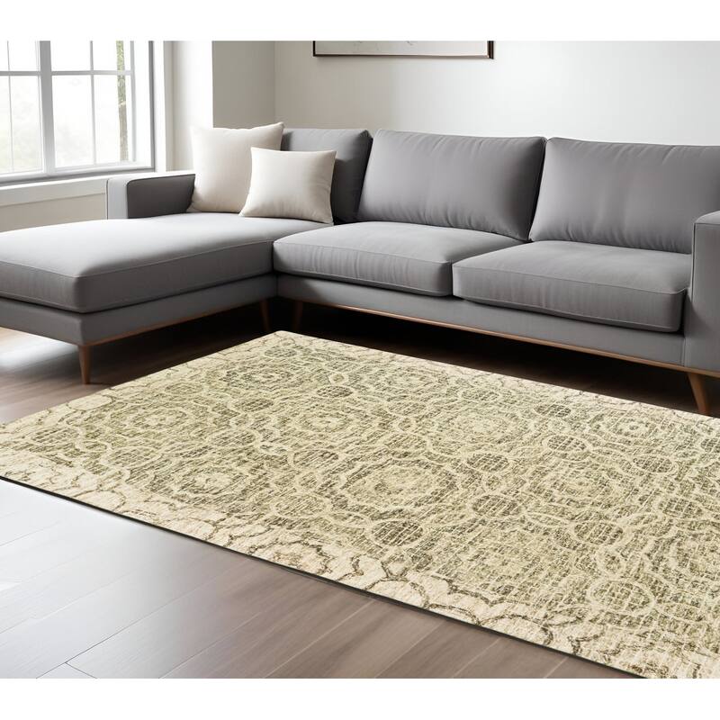 HomeRootsGeometric Transitional Rectangle Area Rug - 120.08' X '96.06' X '0.39