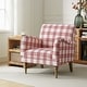 preview thumbnail 12 of 43, HULALA HOME Mandan 29.5" Wide Farmhouse Accent Armchair with Solid Wood Legs