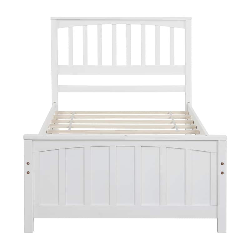 Wood Platform Bed Twin size Platform Bed