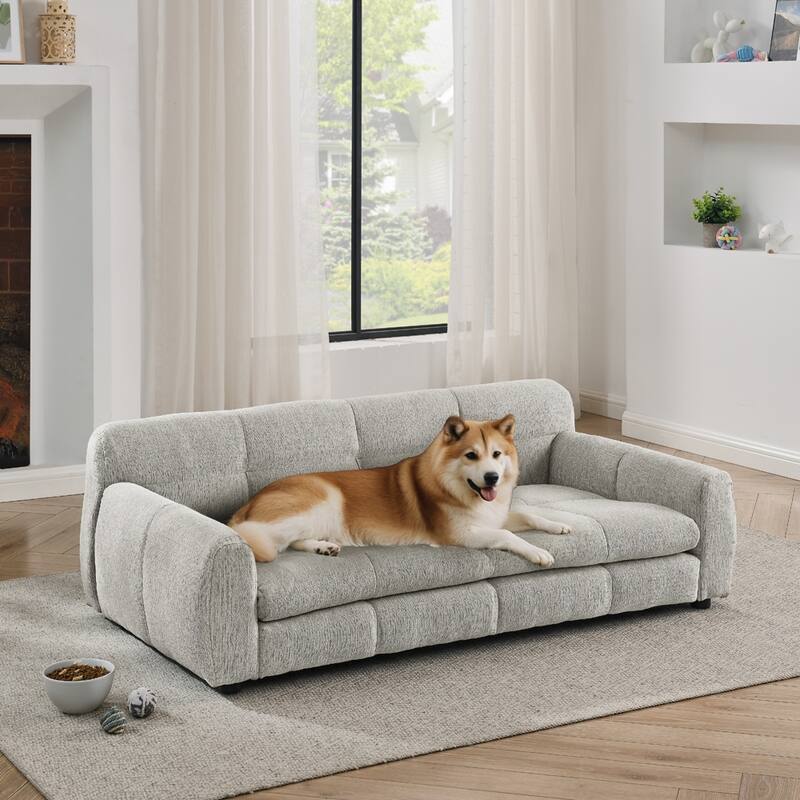 Modern Soft Pet Sofa Bed for Dogs Up to 130lbs