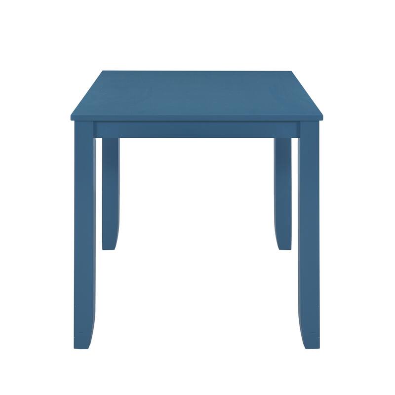 Dining Table Set Kitchen Rectangular Table and 4 Chairs, Wood Frame 5-Piece Dining Set for Kitchen Breakfast Nook Living Room