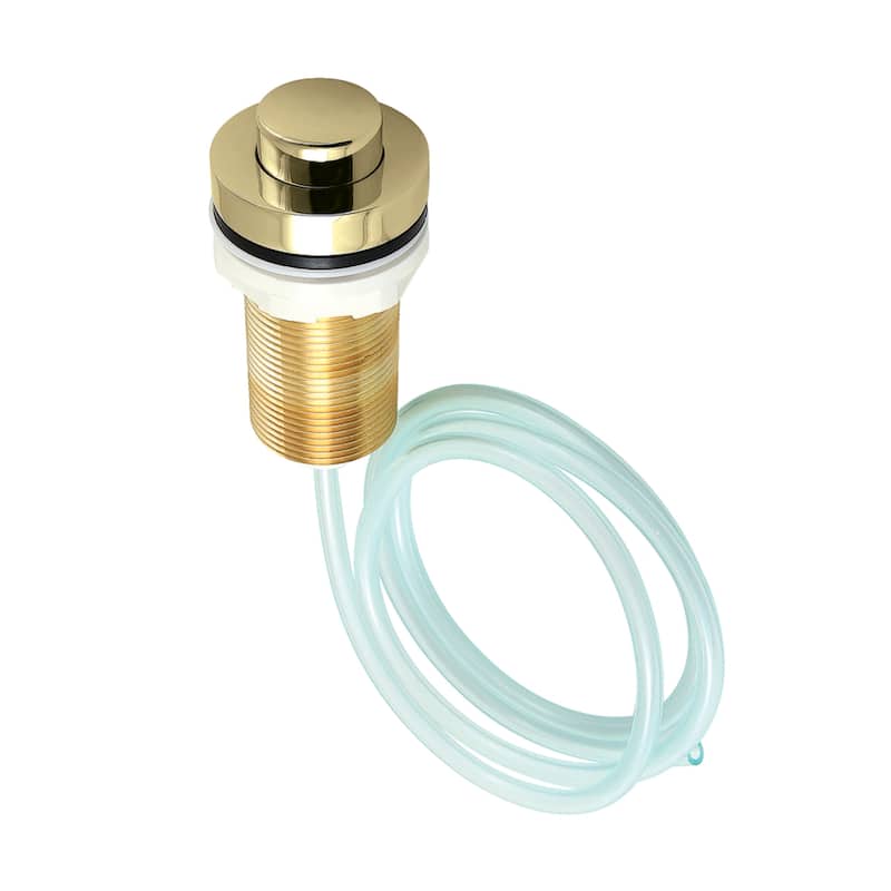 Gourmetier Disposal Air Switch Button - Polished Brass