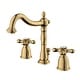 preview thumbnail 4 of 40, Heritage 8 in. Widespread Bathroom Faucet Polished Brass