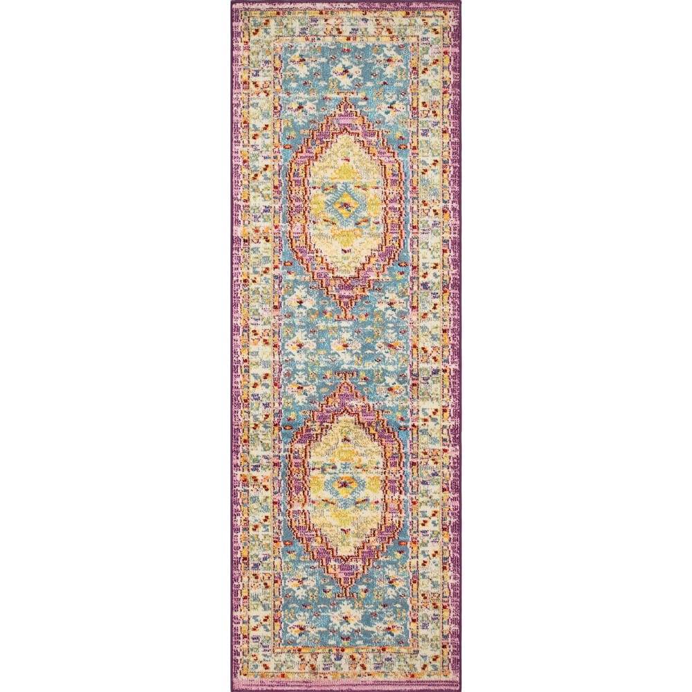 Noori Rug Sapphire Distressed Hester Rug