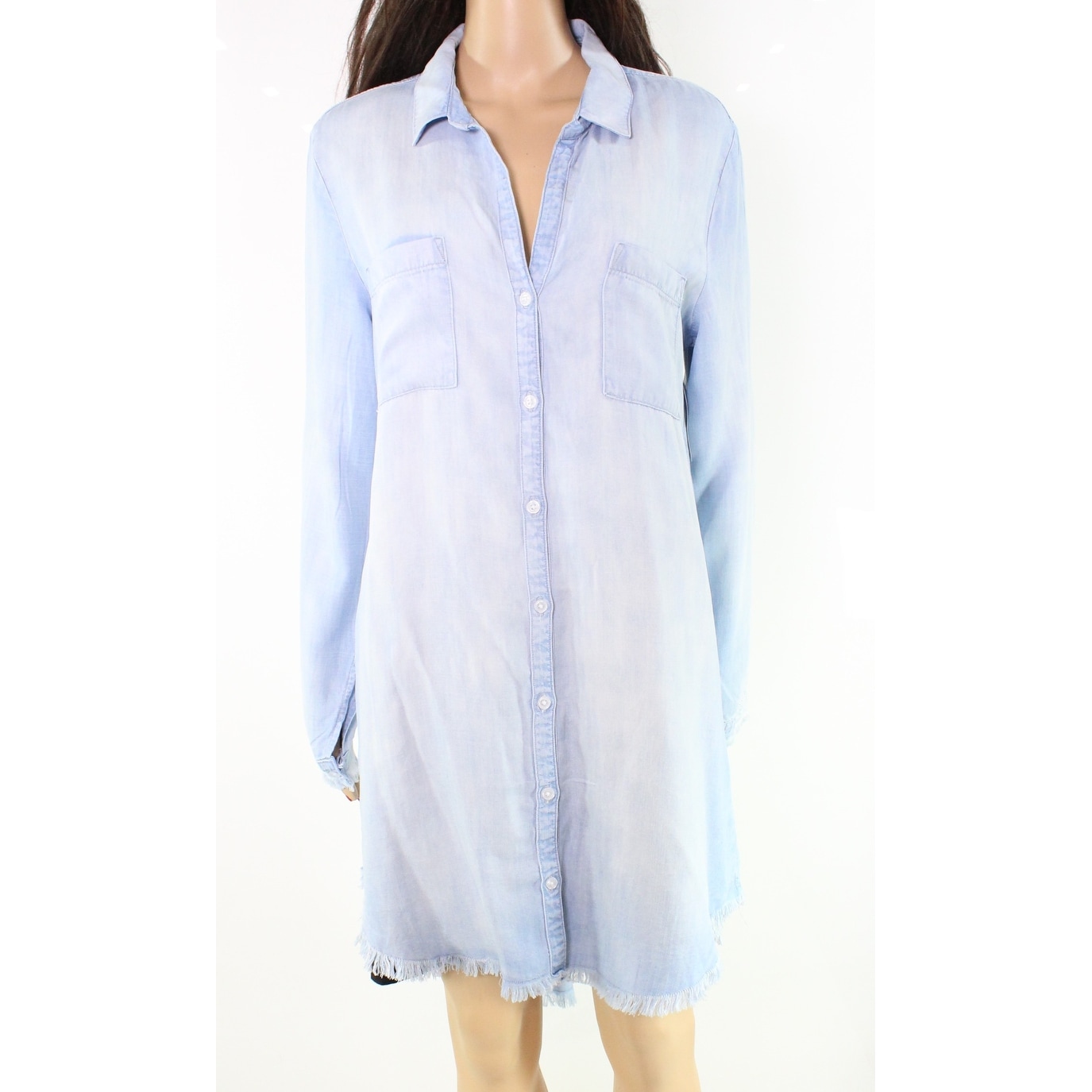 cloth and stone denim shirt dress