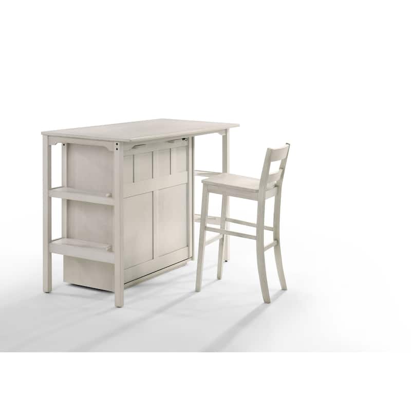 Siesta Desk Murphy Bed with Gel Memory Foam Mattress