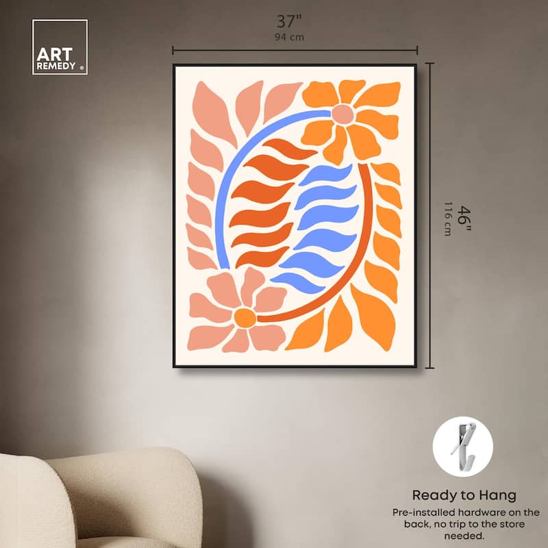 Floral Vine II Canvas by Art Remedy