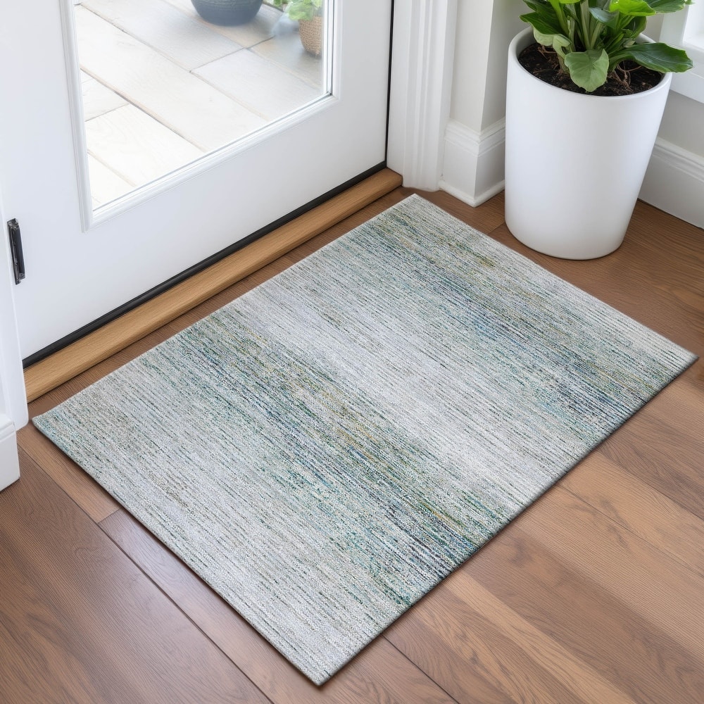 Premium Washable Super Soft Ombre Stripes Mayfield Rug