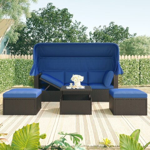 Outdoor Patio Rectangle Daybed