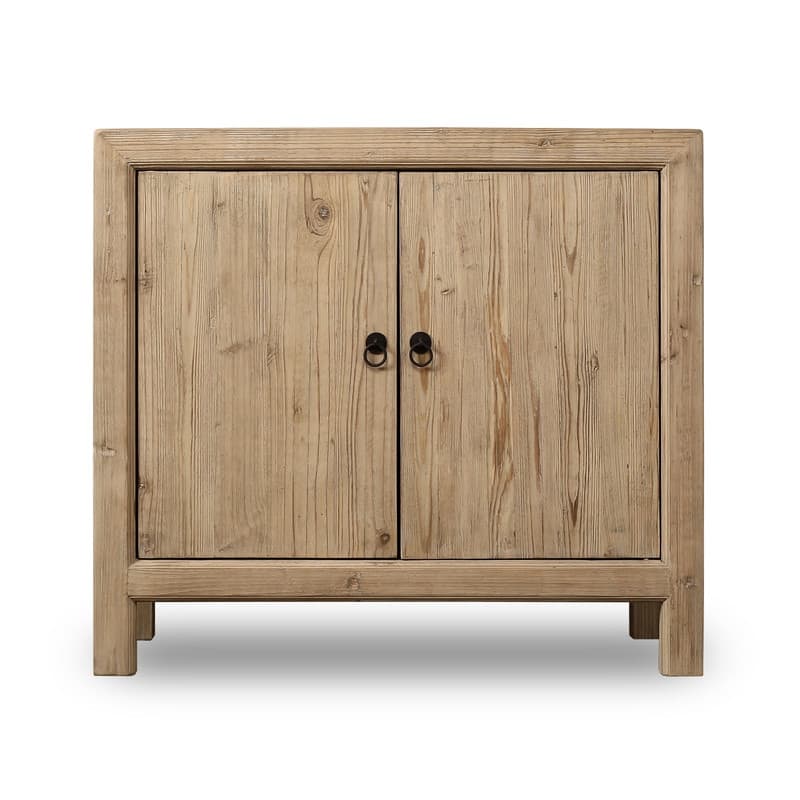 Two Doors Cabient Weathered Natural 39x18x35H - 54 x 84