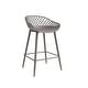 preview thumbnail 5 of 14, Jamesdar Kurv Mid-Century Modern Low-Back Counter Stool, Set of 2, Indoor/Outdoor - Set of 2