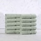 preview thumbnail 70 of 126, Superior Heritage Egyptian Cotton Absorbent Face Towel Set of 10 Sage