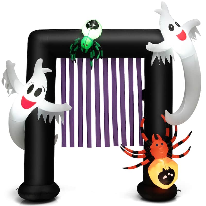 Costway 7.5FT Halloween Inflatable Archway Blow-up Festive Decoration - See Details