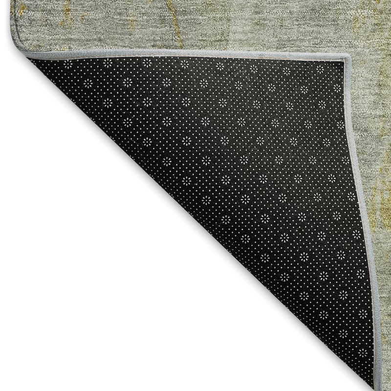 Machine Washable Indoor/ Outdoor Vintage Ombre Chantille Rug