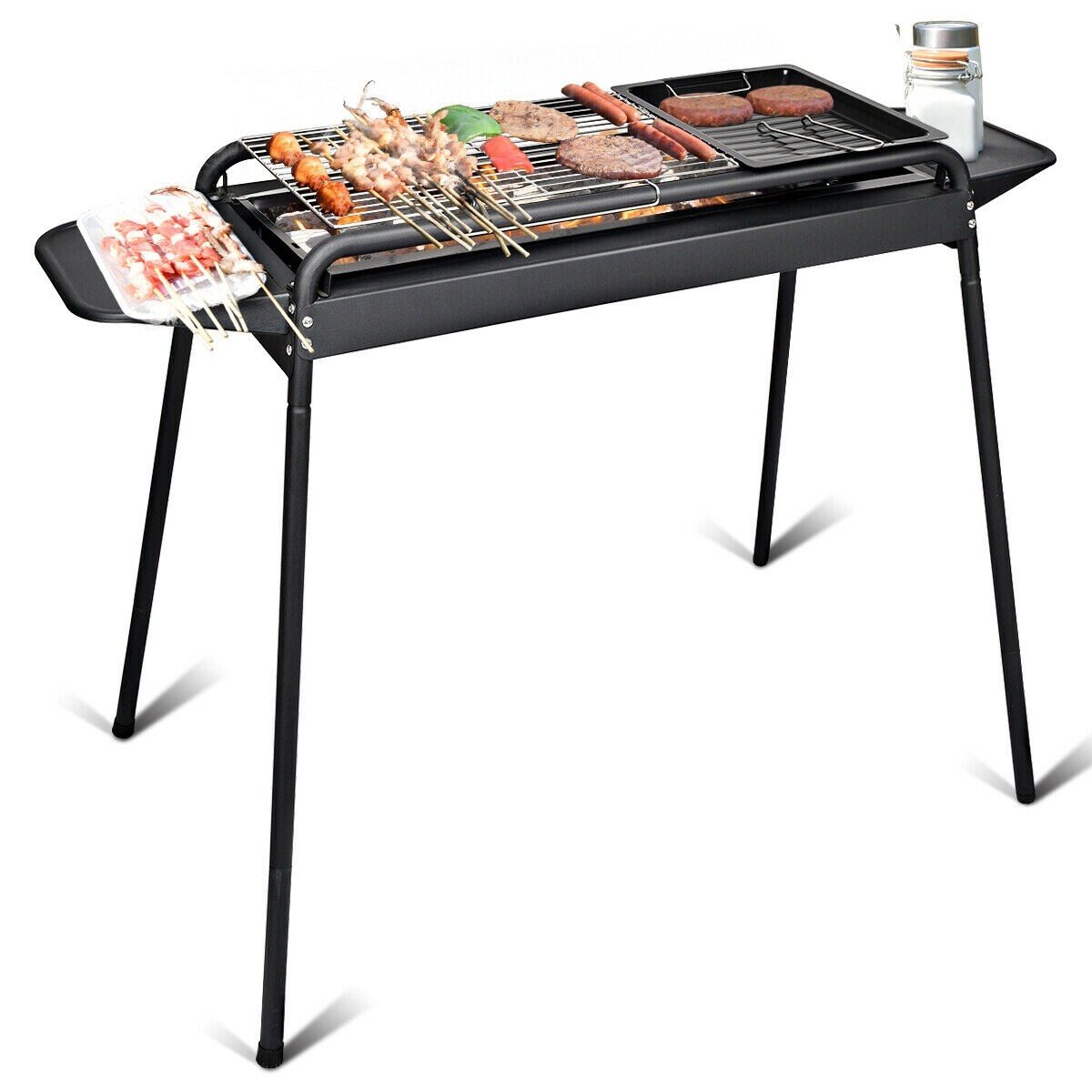 Shop Gymax Barbecue Charcoal Grill Height Adjustable Stove Bbq