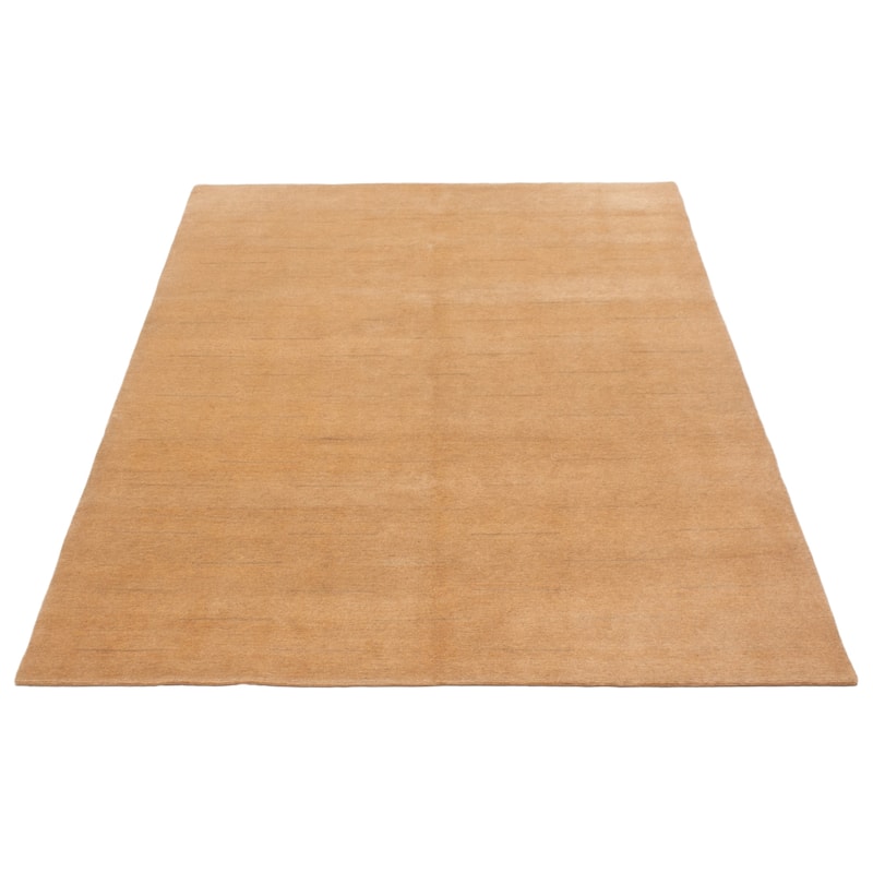 ECARPETGALLERY Hand-knotted Opulence Tan Wool Rug - 6'0 x 8'2