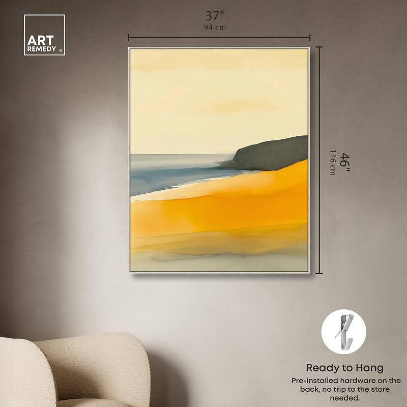 Glistening Beach Dreams II Canvas by Art Remedy
