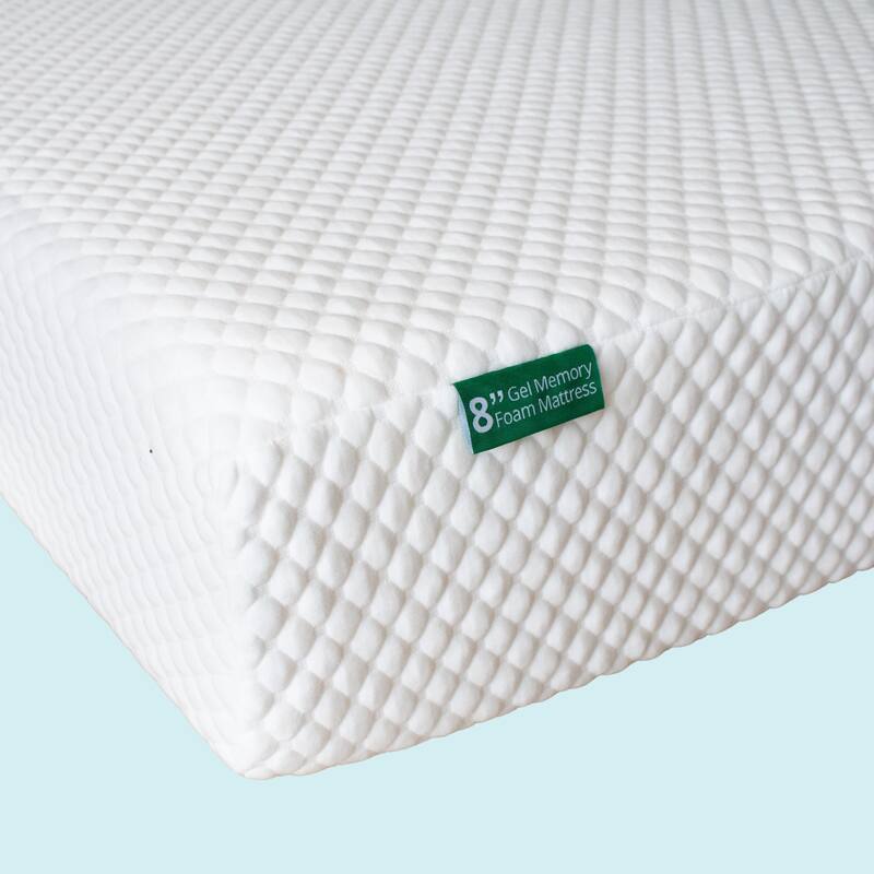 Max and Lily 2 x 8" Memory Foam Mattress Twin