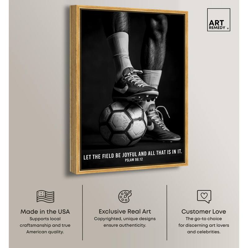 Let the Field be Joyful Canvas by Art Remedy