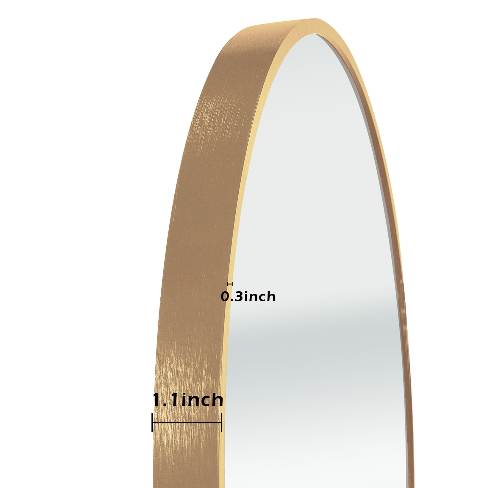 20 Inch Metal Round Bathroom Mirror