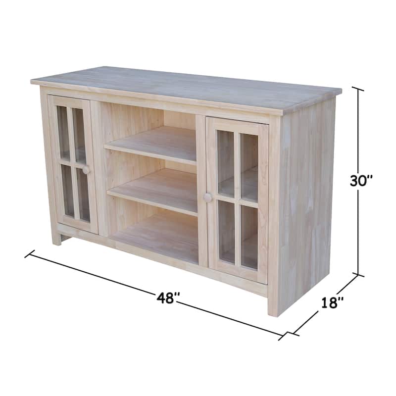 48" Entertainment TV Stand with 2 Doors