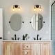 preview thumbnail 68 of 151, Modern Vanity Lights Dimmable Bathroom Light Fixtures with Glass Shade