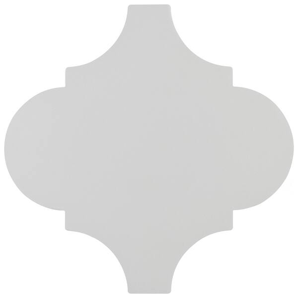 slide 2 of 4, Merola Tile Provenzale Lantern White 8" x 8" Porcelain Floor and Wall Tile