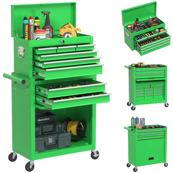 Boîte à Outils Tough Case Organizer Moyenne — 8 Compartiments, Jaune, Neuve, Modèle Dwan2190
