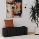 preview thumbnail 18 of 22, Summer Fabric Upholstered Tufted Accent Bench