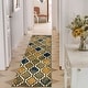 preview thumbnail 161 of 160, Superior Viking Contemporary Geometric Trellis Indoor Runner or Area Rug 2' 7" x 8' - Green