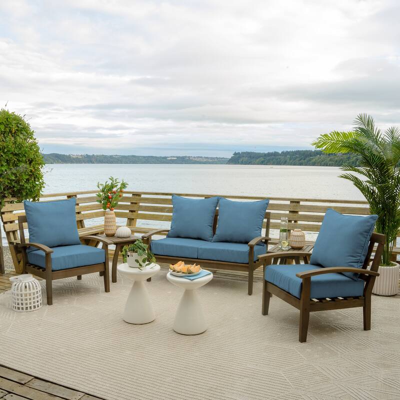 ARDEN Outdoor Foam Deep Seat Cushion Set, 24 in x 24 in