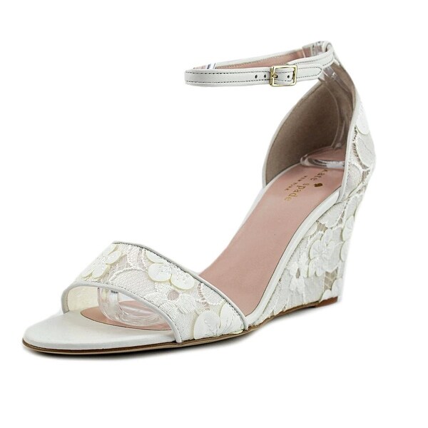 Kate Spade Roosevelt Open Toe Canvas Wedge Sandal
